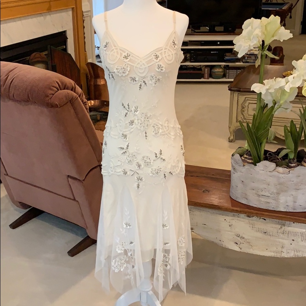 Sue Wong Silk Special Occasion Dress and sash